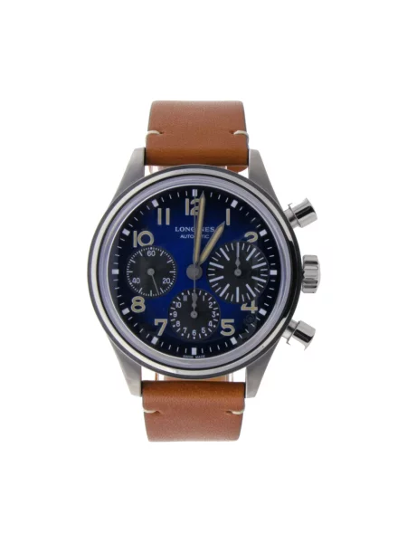 Zegarek Longines brązowy