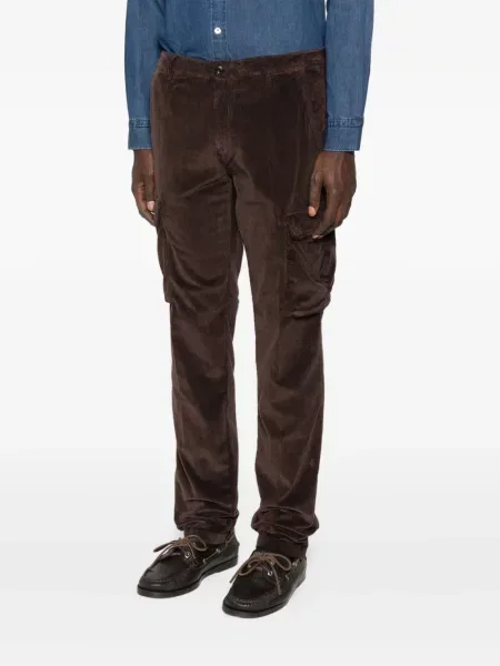 Pantaloni cargo 40 Weft de catifea cord maro