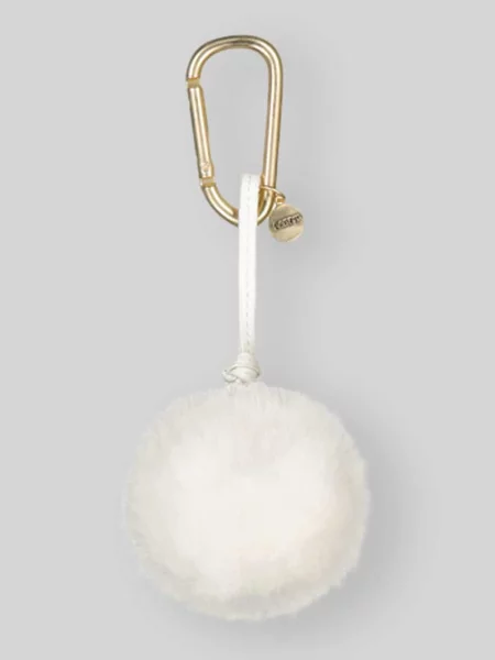 Brelok do kluczy ze sztucznego futra model Bag Charm Pom' Barts