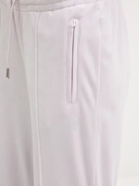 Velúr sportnadrág Juicy Couture lila