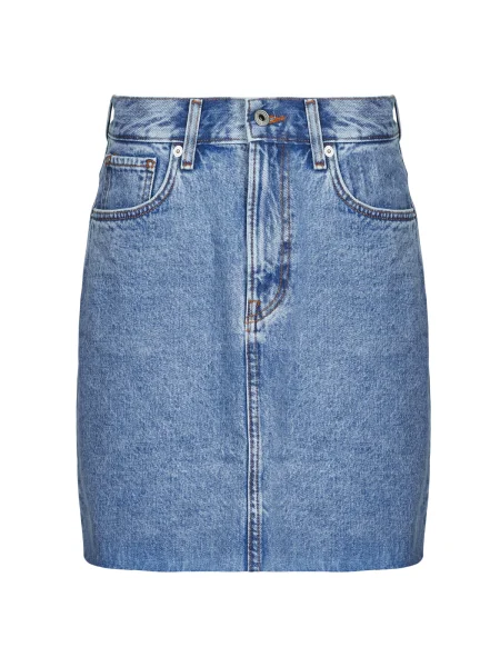 Fustă din denim Pepe Jeans albastru