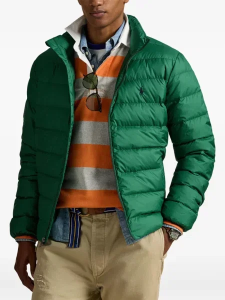 Μικρός κασκέτο Polo Ralph Lauren με χαμηλή μέση υφαίνω διαγωνίως πράσινο