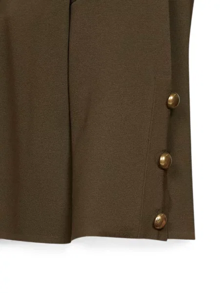 Pulover Max Mara cu decolteu în V verde