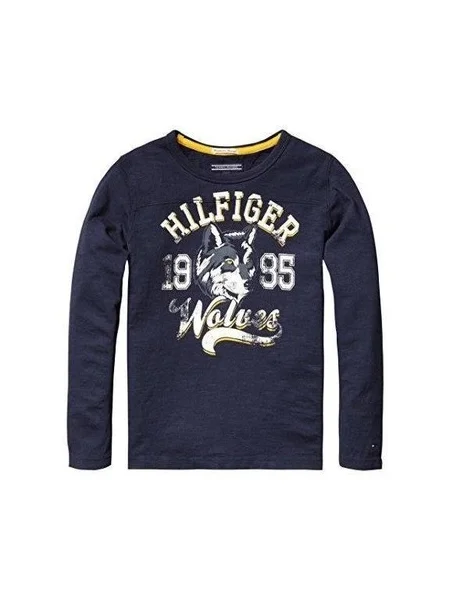 Tricou copii Tommy Hilfiger albastru