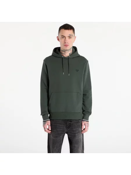 Mikina s kapucí Fred Perry s kapucí bílá