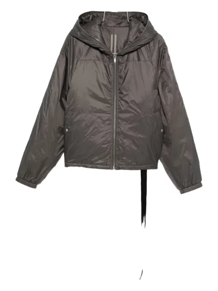 Geacă Rick Owens Drkshdw cu glugă gri