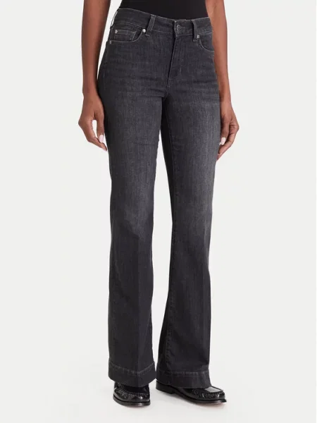 Liu Jo Jeansy Tall Flare Fit czarny