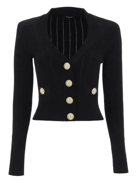 Cardigan Balmain negru