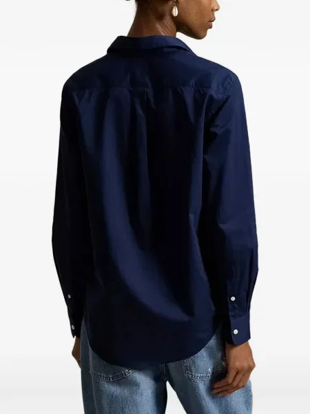 Bőr húzózsinór pólóing Polo Ralph Lauren barna