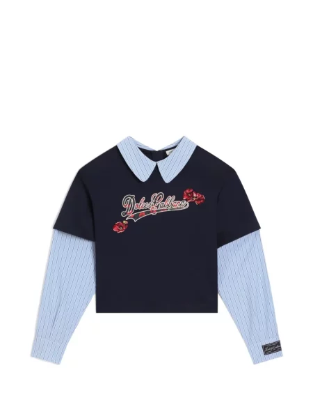 Gyerek póló Dolce & Gabbana kék
