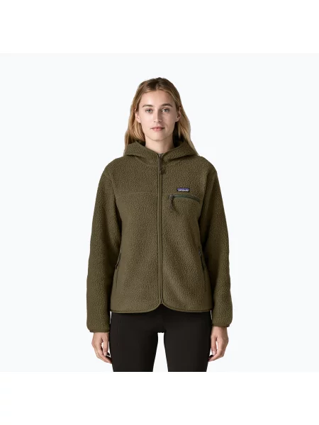 Bluză fleece pentru femei Patagonia Retro Pile Hoody basin green verde