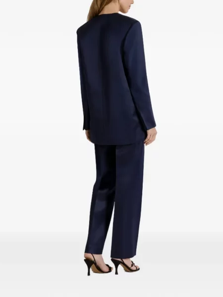 Pantaloni Alberta Ferretti albastru