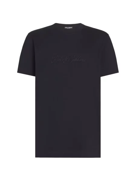Tricou Dolce & Gabbana cu autograf albastru