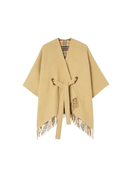 Kurtka Burberry wełniana beżowa