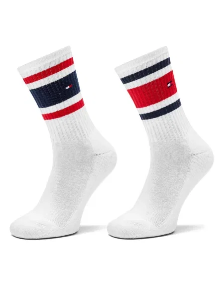 Tommy Hilfiger Skarpety długie biały