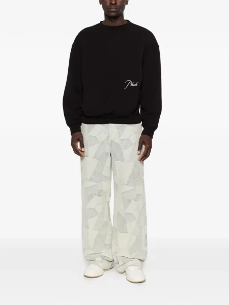 Pulover Rhude cu broderie negru
