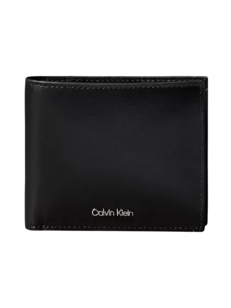 Calvin Klein portfel skórzany czarny