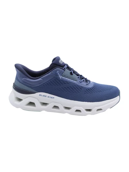 Sneakersy Skechers niebieskie
