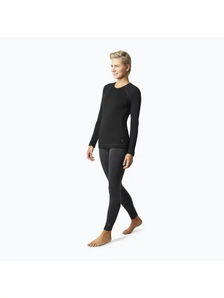 Termo tričko Smartwool Merino Baselayer Crew Boxed black černé