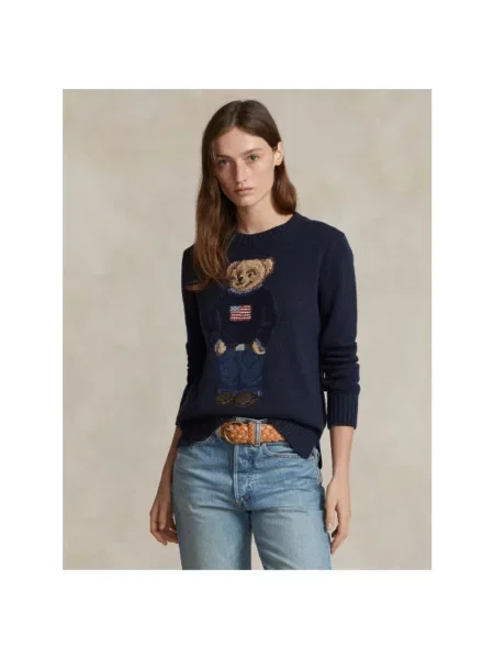 Polo Ralph Lauren sweter ciepły granatowy