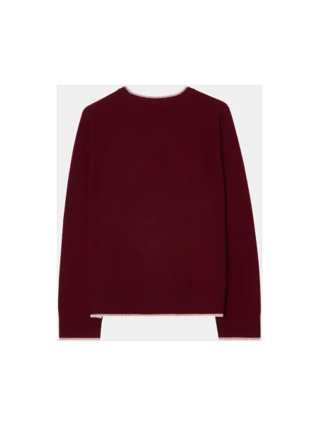 Sweter Cloeys wełniany czerwony