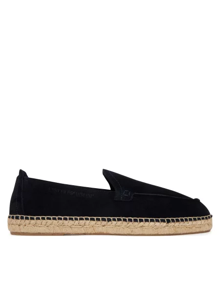Espadrilky Emporio Armani Tmavomodrá