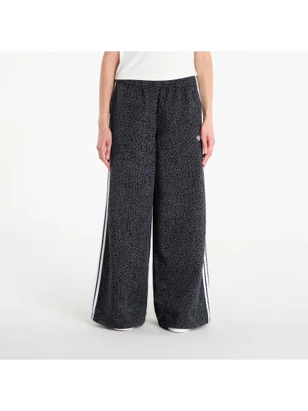 Spodnie adidas Firebird Oversized AOP Denim Pants Black/ Grey Six S szare