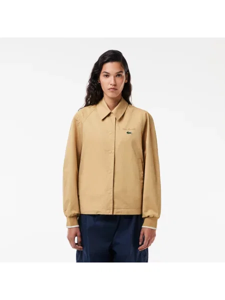 Lacoste куртка Oversize Fit коричнева