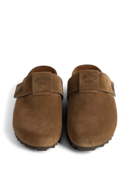 Mules Zadig&voltaire σουέντ καφέ