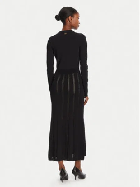 TWINSET Kötött ruha fekete