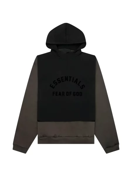 Cămașă Fear Of God Essentials cu glugă maro