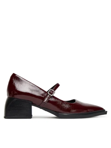 Кожени обувки с дебел Vagabond Shoemakers VIVIAN с дебел бордо