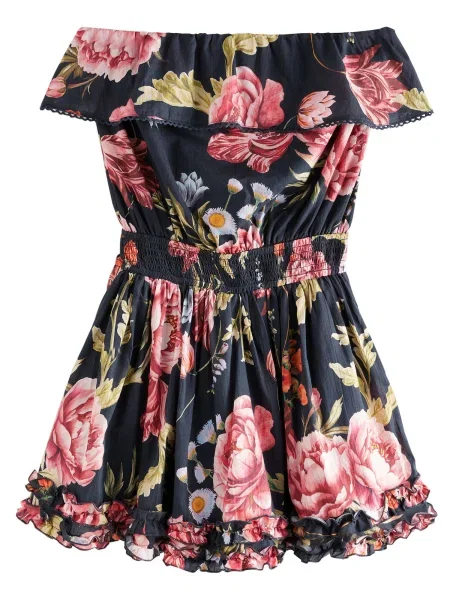 Next Kombinezon maslinasta / roza / tamno roza crna