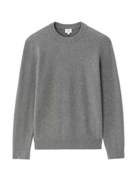 Пуловер Celio с кръгло деколте сиво
