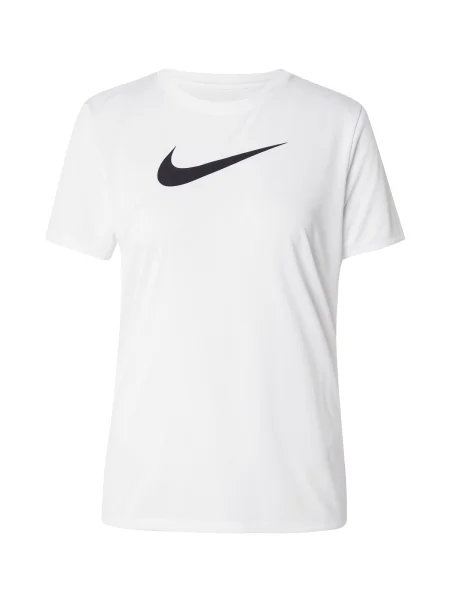 NIKE Tricou funcțional negru alb