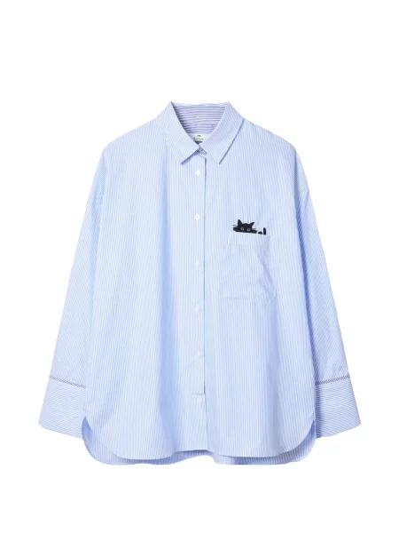 Cămașă Ps Paul Smith cu dungi albastru