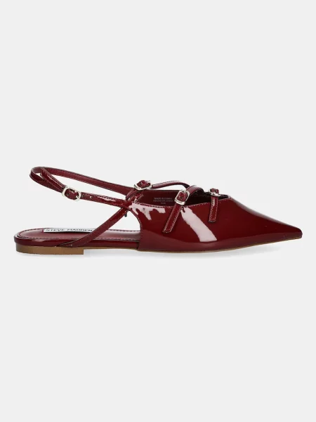 Балетки Steve Madden с открытой пяткой красные
