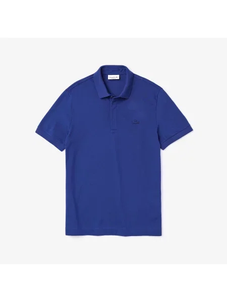 Lacoste Koszulka Polo Smart Paris Z Elastycznej Bawełny granatowa