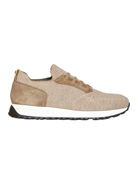 Sneakersy Doucal's wełniane beżowe