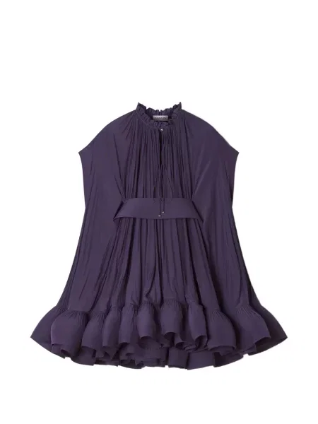 Rochie mini Lanvin cu volane violet