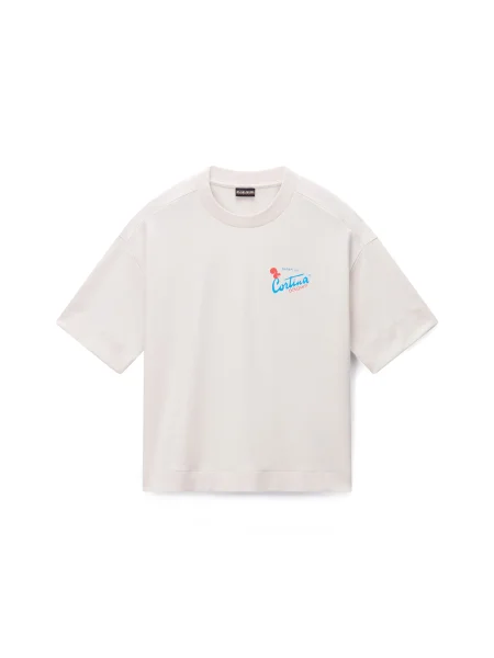 NAPAPIJRI Tričko S-IRTO SS W / světlemodrá béžová