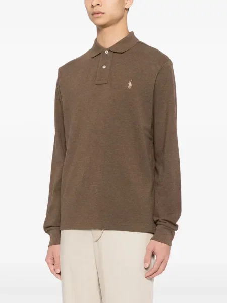 Tricou polo Polo Ralph Lauren maro