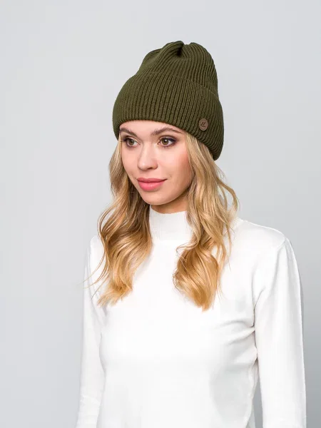 LuckyLOOK James Шапка Бавовна/акрил зелений