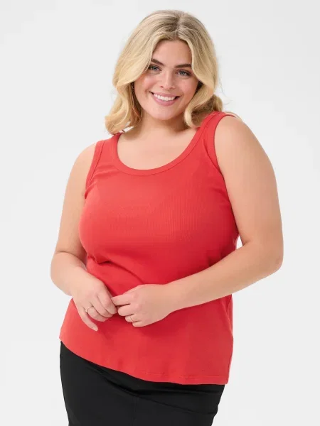 Top Kaffe Curve roșu