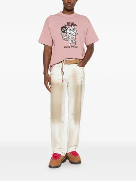 Tricou grafic Magliano cu imagine roz