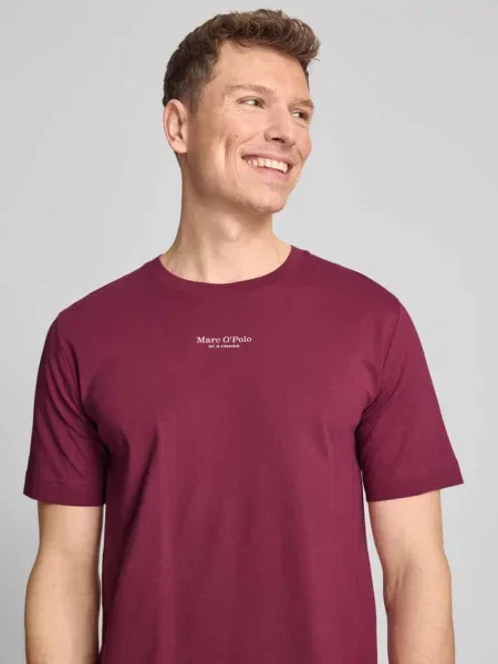 T-shirt o kroju regular fit z czystej bawełny Marc O'polo