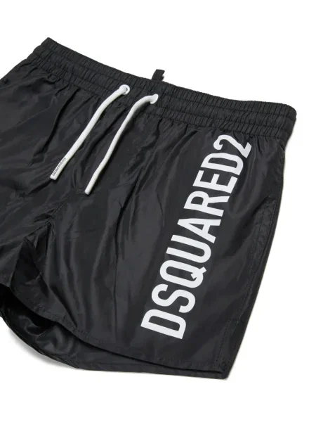 Kąpielówki dziecięce Dsquared2 czarne