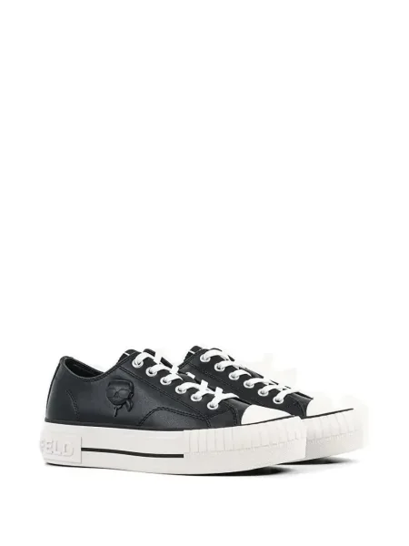 Sneakerși Karl Lagerfeld cu platformă negru