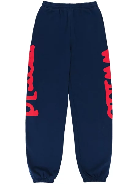 Pantaloni Sp5der albastru