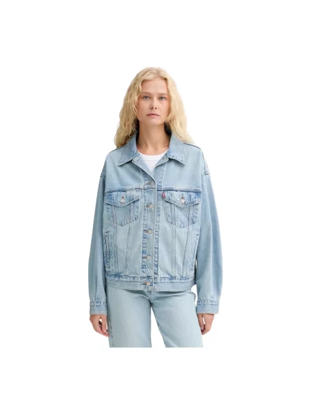 Levi's kurtka jeansowa przejściowa niebieski